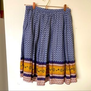 Comme toi patterned skirt
